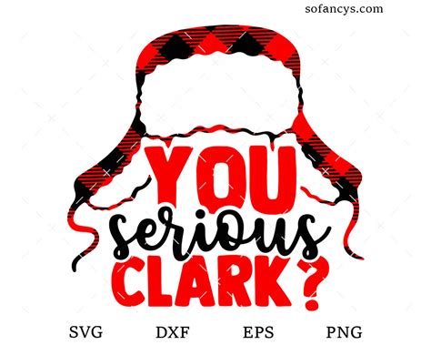 Download Free You Serious Clark SVG Commercial Use DXF Files
