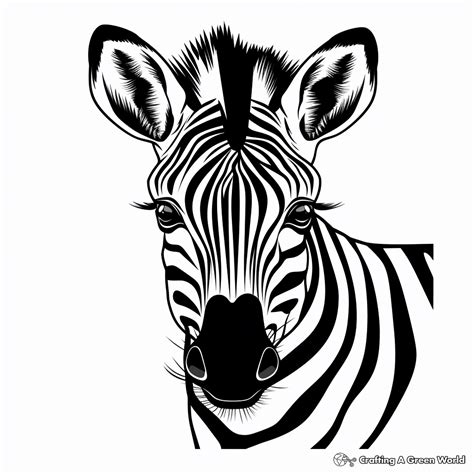 Download Free Zebra Face Set, Zebra Eyelashes Printable