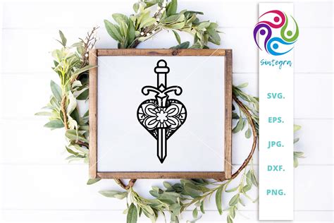 Download Free Zen Tangle Heart Svg File Commercial Use Free PSD Mockups