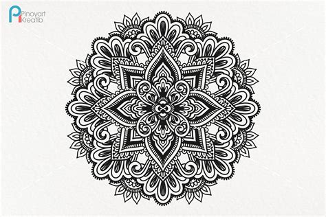 Download Free Zentangle Mandala Svg Design Files Free PSD Mockups