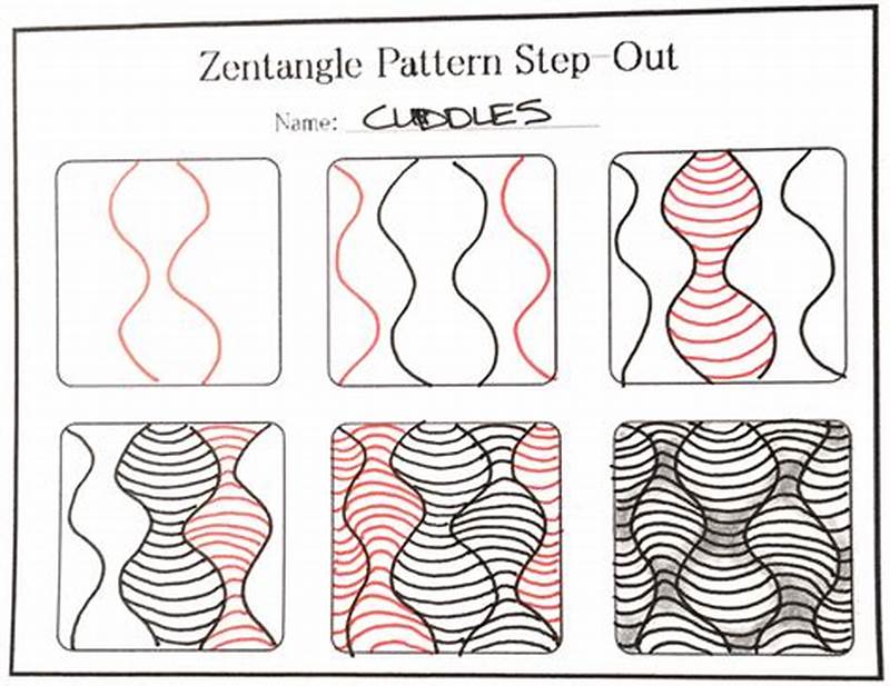Free Zentangle Patterns Step By Step Printable