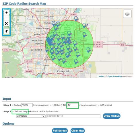 Free Zip Code Mapping Tool