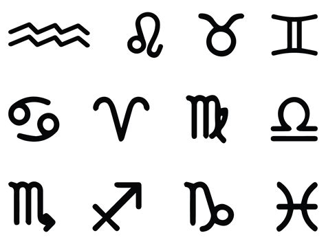 Download Free Zodiac Horoscope Stars Set Commercial Use DXF Files