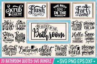 Download Free bathroom quotes SVG Bundle DXF Files