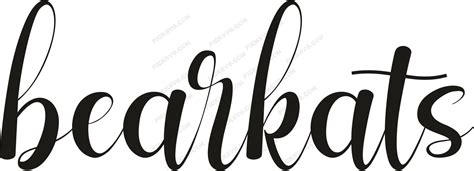 Download Free bearkats svg DXF Files