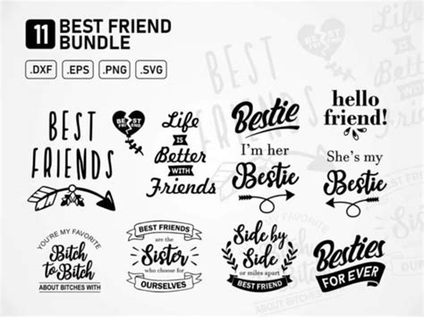 Download Free best friends svg bundle Files DXF Files