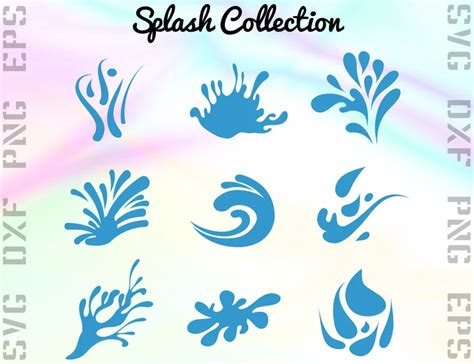 Download Free blue Cream splash clipart Files DXF Files