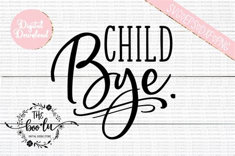 Download Free child bye svg Files DXF Files