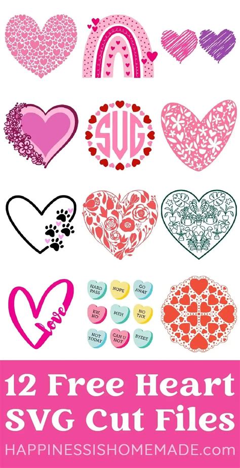 Download Free heart svg Cut Files