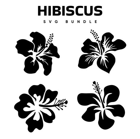 Download Free hibiscus flower svg bundle Files