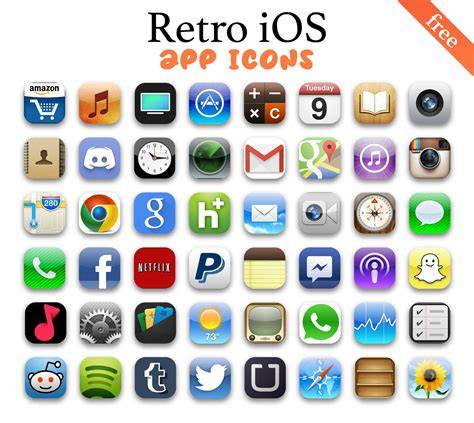 Free iOS App Icons
