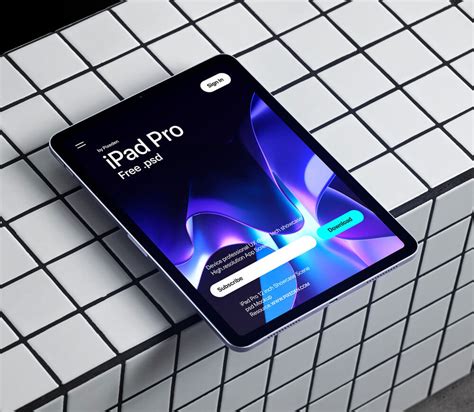 Download Free iPad Pro 9.7 Mockup PSD Generator