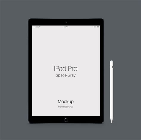 Download Free iPad Pro Space Gray Mockup PSD TIFF Files PSD Files