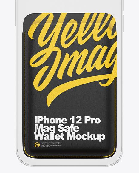 Download Free iPhone 12 Pro Mag Safe Wallet Mockup PSD Yellowimages