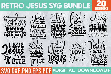 Download Free jesus svg bundle For Crafts