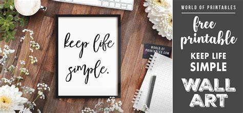 Download Free keep it simple svg Printable