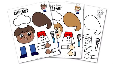 Download Free little chef Printable Commercial Use For Crafts