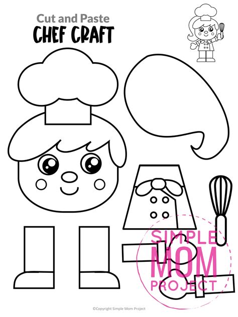 Download Free little chef Printable Crafts