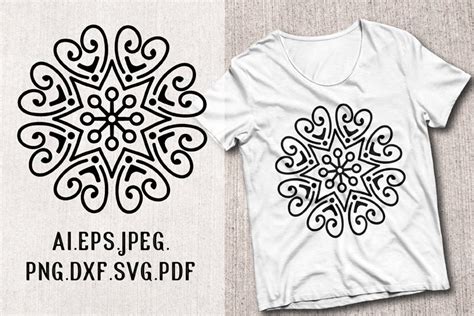 Download Free mandala Cute Vektor File Commercial Use For Crafts