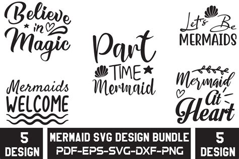 Download Free mermaid svg bundle Commercial Use DXF Files