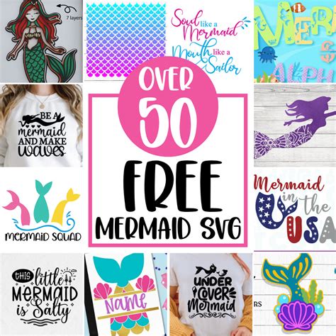 Download Free mermaid svg bundle Files DXF Files