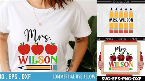 Download Free mrs wilson SVG Files For Crafts