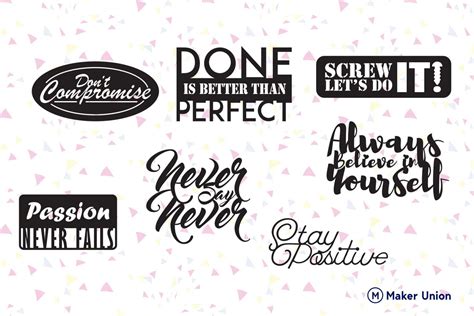 Download Free phrases - quotes DXF Files