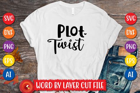 Download Free plot twist! svg cut file Files Free PSD Mockups