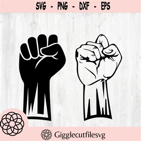 Download Free raised fist svg Files DXF Files