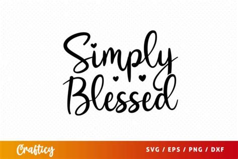 Download Free simply blessed svg DXF Files