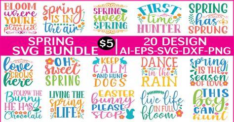 Download Free spring svg bundle vol - 2 For Crafts