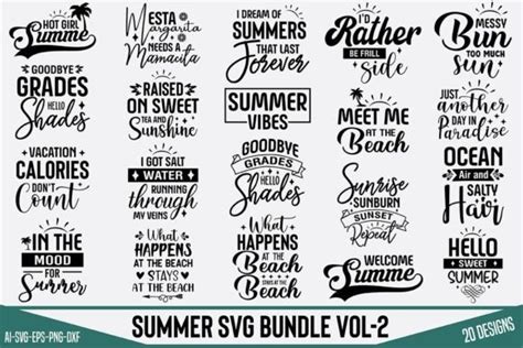 Download Free summer svg bundle vol - 2 Files
