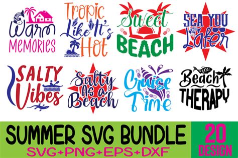 Download Free summer svg bundle vol - 2 Files DXF Files