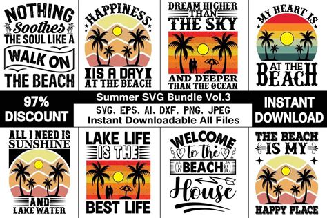 Download Free summer svg bundle vol - 3 Cut Files
