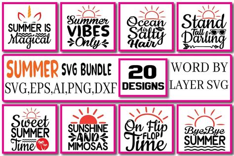 Download Free summer svg bundle vol - 3 Files
