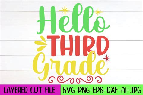 Download Free third grade svg design Crafts