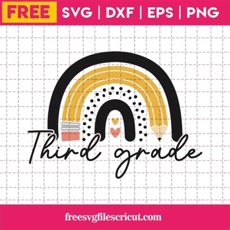 Download Free third grade svg design Files