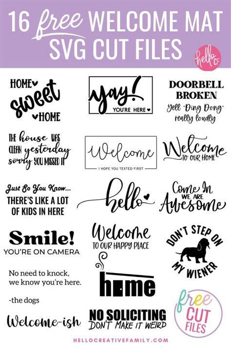 Download Free welcome bundle Cricut SVG