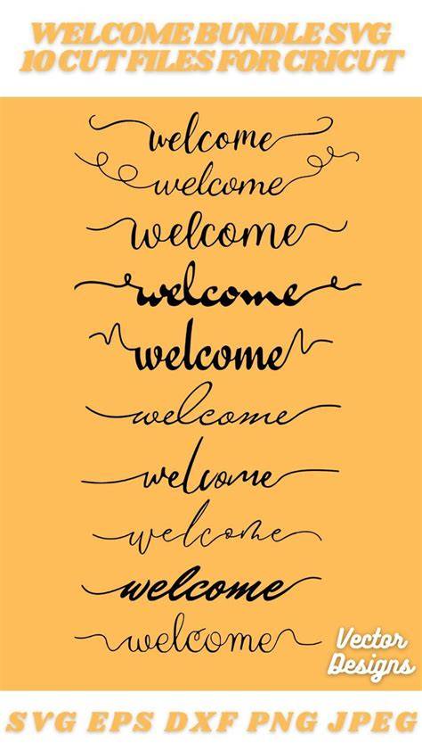 Download Free welcome bundle Files for Cricut