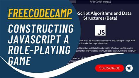 FreeCodeCamp YouTube JavaScript tutorial 1