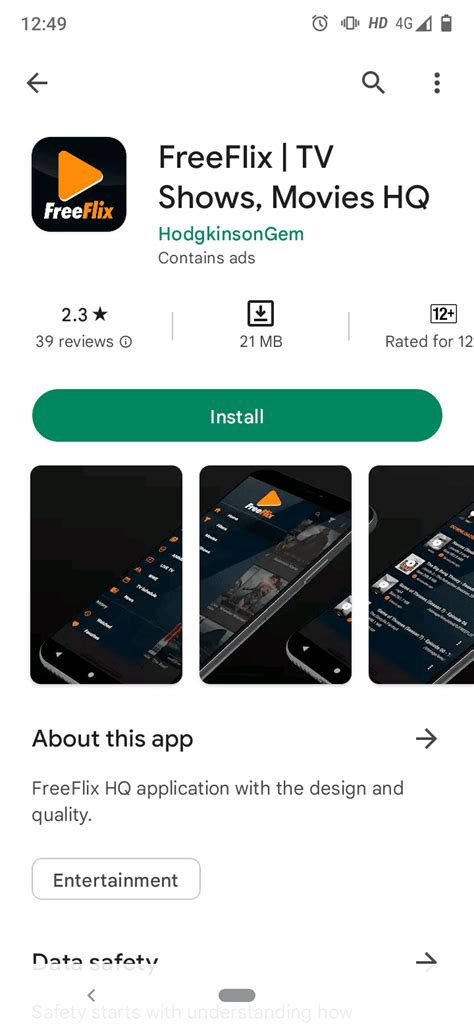 Freeflix compared to other streaming services