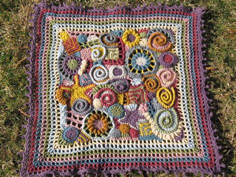 Freeform Crochet Blanket