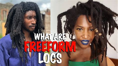 Freeform Locs Embracing the Natural Flow