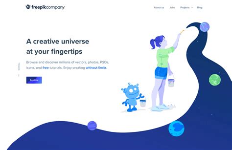 Freepik website