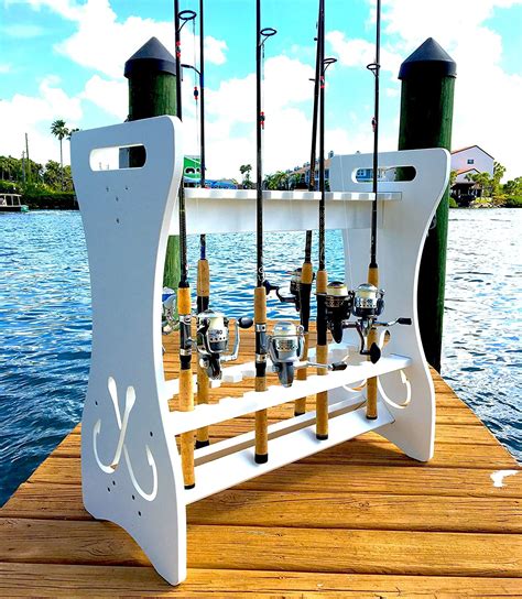 Freestanding Fishing Rod Holders for Home Use