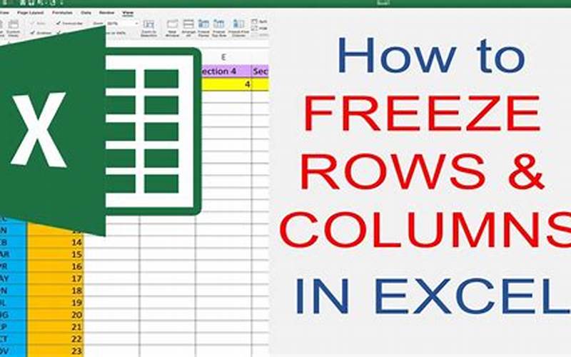 Freeze Rows And Columns Below And To The Right Of A Specific Cell In Excel