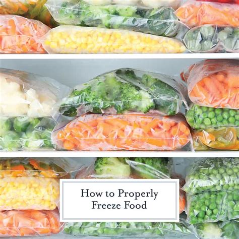 Freeze Your Ingredients Properly