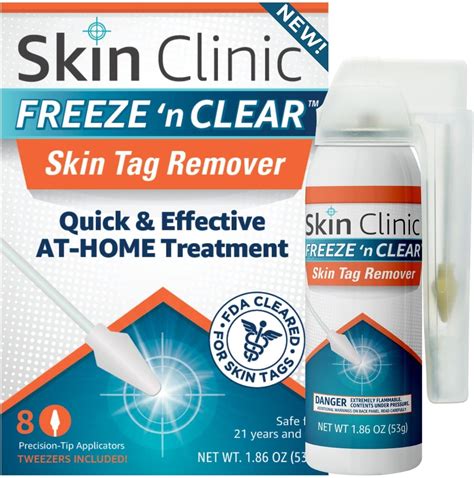 Frost Your Skin Woes Away with Freeze Spray for Skin Tags - A Perfect Solution for Smooth and Clear Skin!
