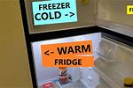 Freezer Works but Fridge Is Warm