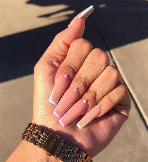 French Nails Coffin: A Timeless Nail Style